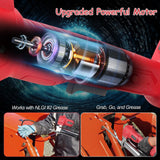 Zenithz Electric Grease Gun: 10000 PSL Grease Gun Battery Powered with 2 Batteries and Charger-Heavy Duty Cordless Grease Guns with LED Light for Trailer - Car Boat Truck Machinery Maintenance Zenithz