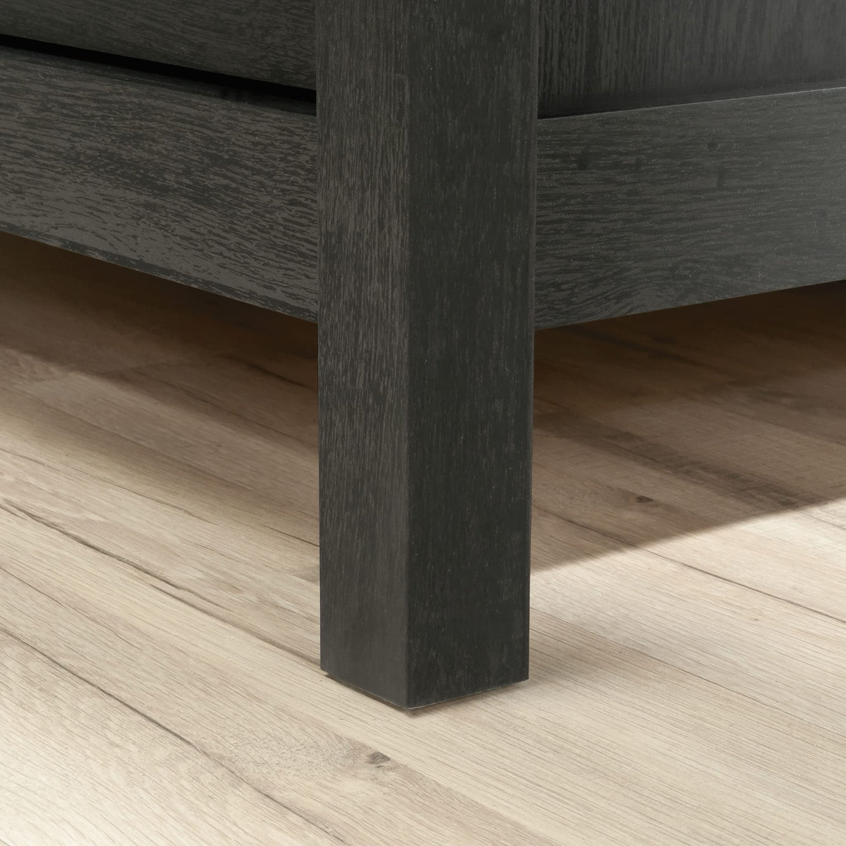 Sauder Cottage Road 4-Drawer Chest/Dresser, L: 32.44" x W: 19.29" x H: 44.92", Raven Oak Finish Sauder