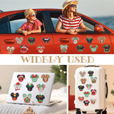 RiVolTa Christmas Diamond Art Kits - 16 Pcs Mouse Head Painting Magnets Refrigerator Cute Snowman Santa Claus Magnetic Stickers Dotz Ornaments for Adults Kids DIY Crafts Xmas Fridge Home Decals Decor RiVolTa