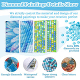 MAXBYE Cartoon Happy Couple Diamonds Painting Kit for Adults, Touring Car 5D Diamond Art Kit, Cartoon Gem Art Kit for Home Wall Decor Present, 12x12in MAXBYE