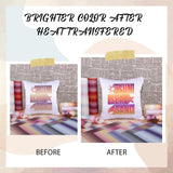 HTVSTD Gradient Sublimation Transfer Ink Paper - 15 Sheets 12"x10" Ombre Color Sublimation Transfer Paper for Tumbler T-Shirts DIY Sublimation Paper Compatible with Cricut/Cameo HTVSTD