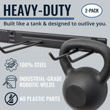 StoreYourBoard BLAT Tool Storage Rack, Garage Wall Organizer, Garden Tools, Shovels, Rakes, Brooms, Holds 250 lbs StoreYourBoard