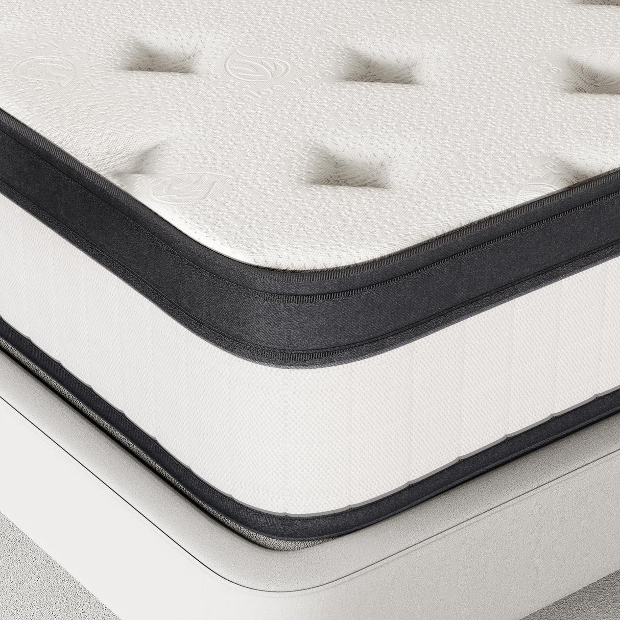 OAITE Queen Mattress-10-Inch Hybrid Mattress with Individual Pocket Springs and Memory Foam, Queen Size Bed in a Box,Breathable and Pressure-Relieving,Mattress Queen(80''*60''*10'') OAITE