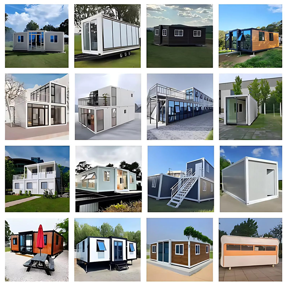 Expandable Prefab Tiny Home 20FT/30FT/40FT – Modular Luxury Container House with Bedrooms, Kitchen & Bathroom – Ideal for Living, Office, or Airbnb (30FT) Generic