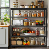 WORKPRO 5-Tier Metal Garage Shelving, 48”W x 24”D x 72”H, Adjustable Storage Rack, Heavy Duty Shelf with Particle Board, 2500 lbs Load Capacity (Total) for Garage, Basement, Warehouse, Kitchen WORKPRO