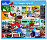 White Mountain Puzzles I Love New England - 1000 Piece Jigsaw Puzzle White Mountain