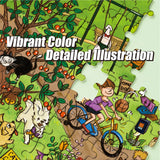 Antelope - 500 Piece Large Format Jigsaw Puzzle for Adults, Dog Park Jigsaw Puzzles 500 Pieces, Large Pieces, No Dust Puzzles for Senior Citizen, 500 PC, Non-Glare Finish, Interlock Smoothly ANTELOPE