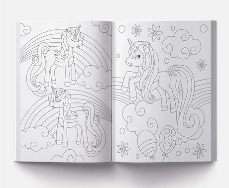 101 Unicorn Colouring Book: Fun Activity Colouring Book For Children WoodArtSupply