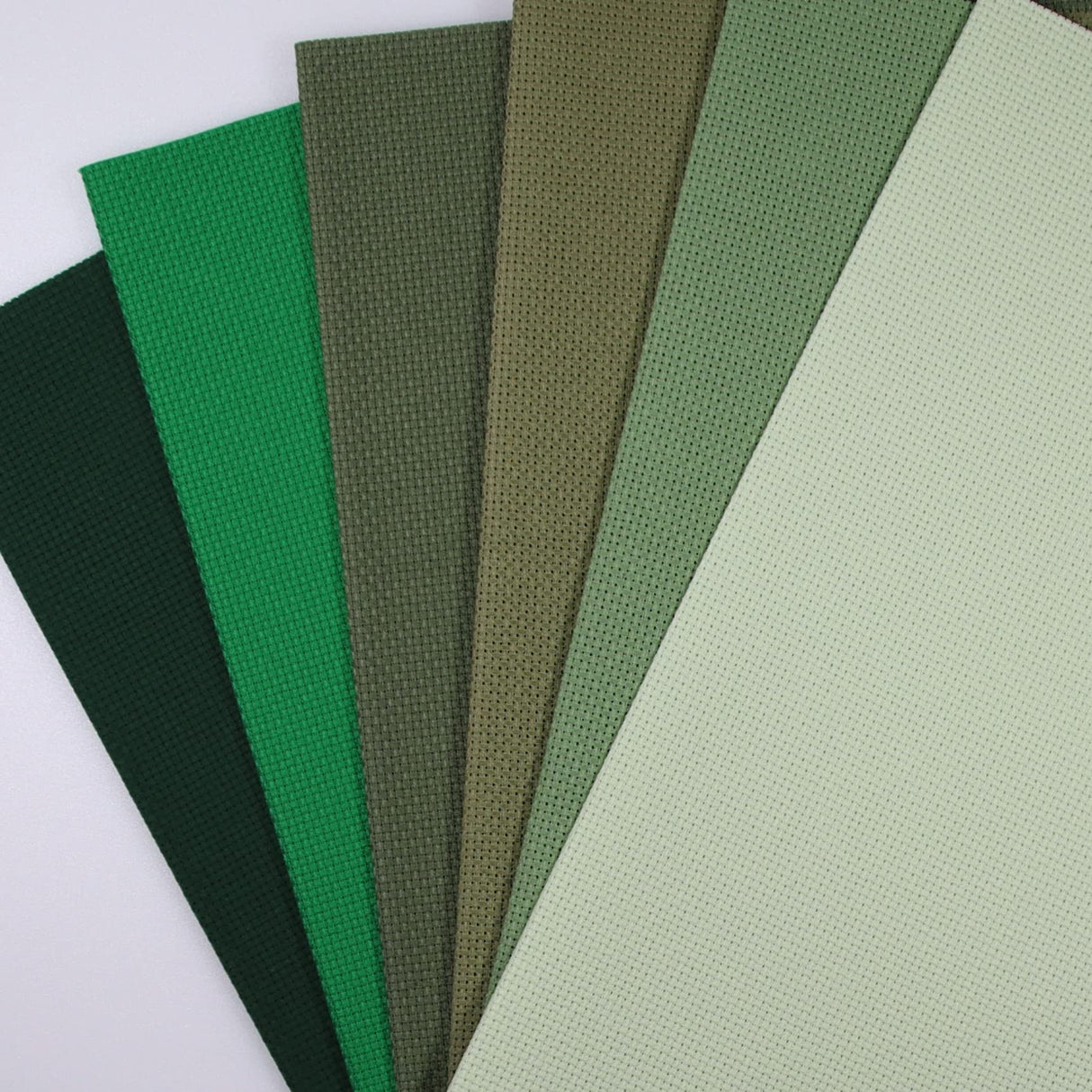 KCS 6 pc of 12" x 18"(30cmx45cm) Counted Cotton Aida Cloth Cross Stitch Fabric (14CT- Color #3) KCS