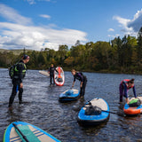 Therwen 2 Pack Kayak Hoist Lift Systems with 100 lb for Kayaks Canoes Surfboards Bikes Ladders Garage Storage Canoe Lift Pulley System Capacity Ceiling Mount Hoists Therwen