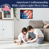 PictureFrameFactoryOutlet 20x27 Puzzle Frame - Showcase Your Artwork and Puzzles with Elegance and Security - 1.25" Black MDF Frame, Hanging Hardware, and Protective Plexi Glass Included PictureFrameFactoryOutlet