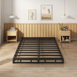 EMODA 5 Inch Box Spring Queen Size Bed Base, 3000 LBS Heavy Duty Metal Mattress Foundation with Fabric Cover, Easy Assembly EMODA