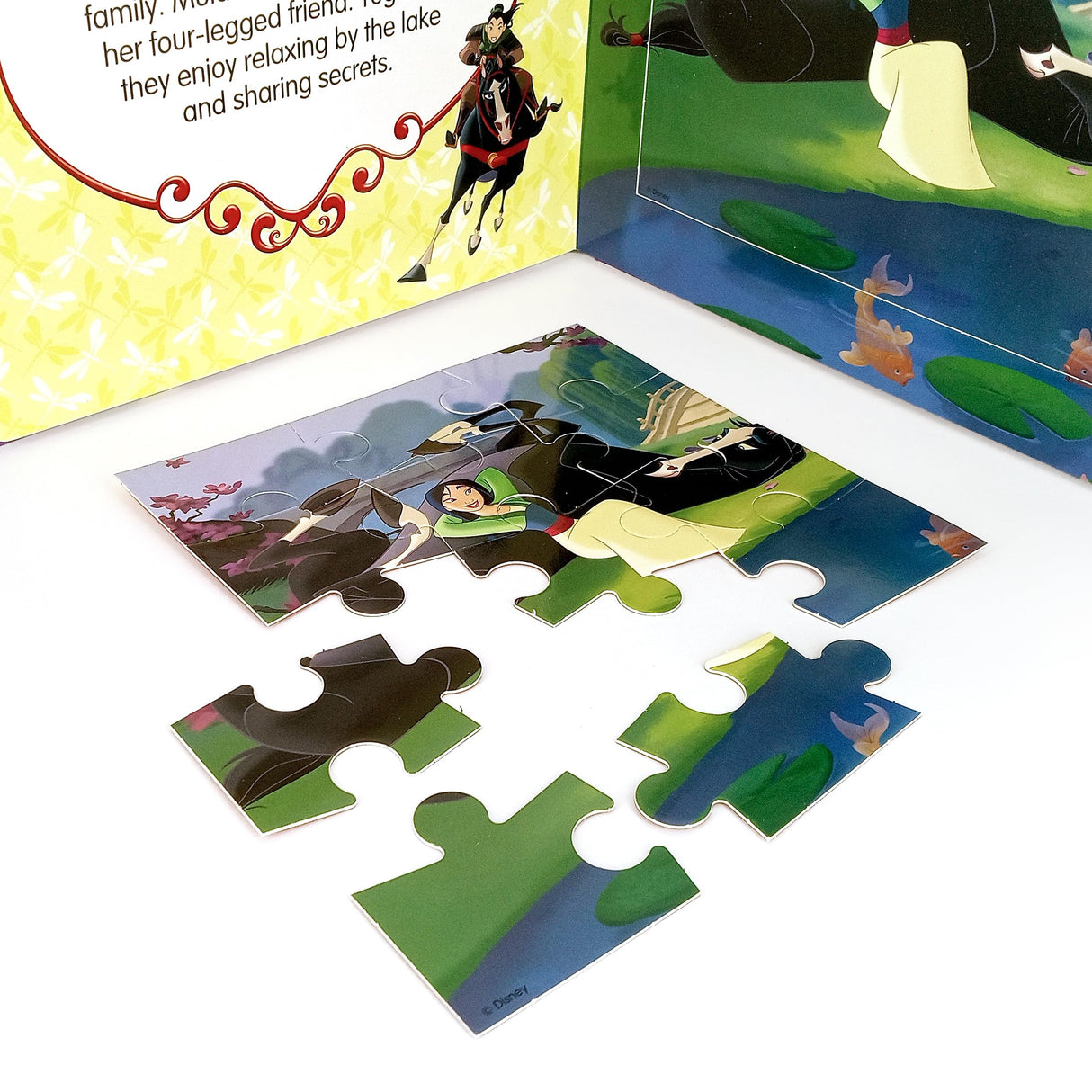 Disney Princess My First Puzzle Book - Jigsaw Puzzles for kids, 10-page board book, 5 puzzles to enjoy Phidal