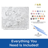 AQUARIUS Wolverine Art by Numbers- Art by Numbers - 16 x 20 inches Marvel Deadpool Themed Paint by Number for Adults & Kids - DIY Color by Number Paint Kit for Beginner - Officially Licensed AQUARIUS