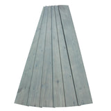 Brosisincorp Nail Up Real Barn Wood Planks, Thicken Rustic Reclaimed Wood Panel for Accent Walls, 11 Sq.Ft, 6 Pack, 48" L X 5.5" W X 0.3" Th - Charcoal Gray Brosisincorp