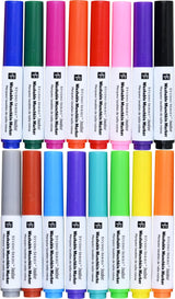PETER PAUPER PRESS Studio Series Jr. Washable Munchkin Markers (set of 16 easy-to-clean, water-soluble colors) PETER PAUPER PRESS