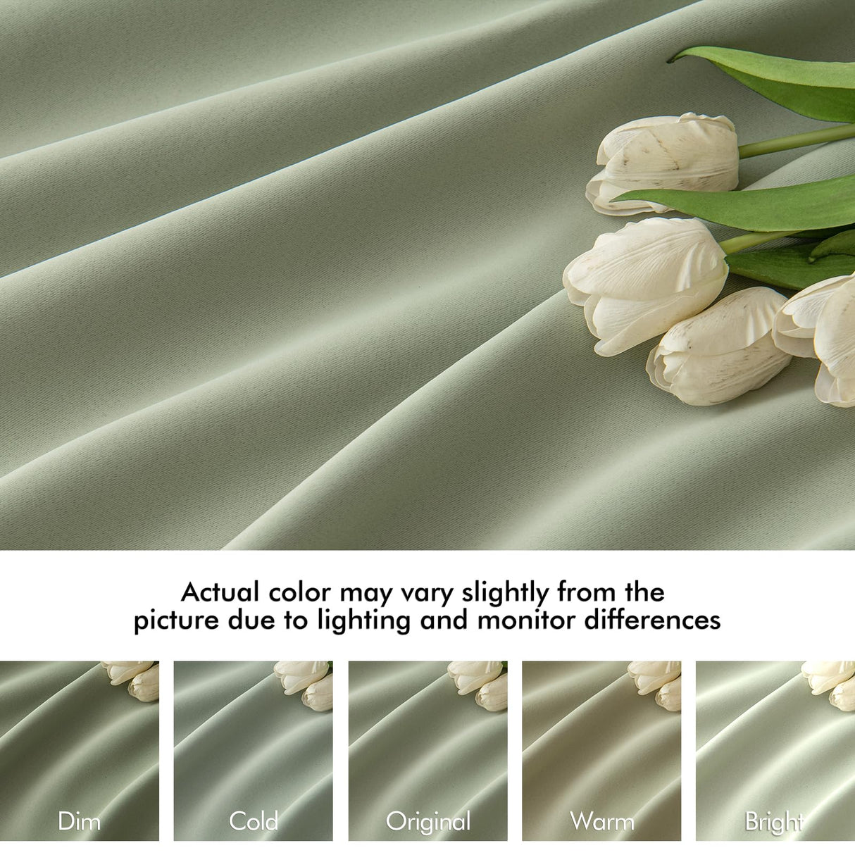 MIULEE Back Tab Sage Green Curtains 108 Inch Long 2 Panels Set for Living Room Bedroom Privacy, Rod Pocket/Pinch Pleated Light Blocking Extra Long Thermal Insulated Room Darkening Blackout Drapes MIULEE