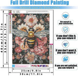 4 Pack Diamond Art Kits for Adults Beginners,Dragonflies, Butterflies, Moths, Bees Full Round Drill DIY Diamond Painting Kits,Paint by Diamonds Dot Gem Art Crystal Easy,Home Wall Decor 12x16Inch Tiwabb