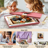 FHBUBPUP 5D Dog Diamond Painting Kits for Adults, Dachshund Diamond Art Kits for Beginners, DIY Full Drill Round Diamond Dot Gem Art, Craft Gift Suitable for Home Wall Decoration 12×12Inch FHBUBPUP