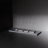 KEIKI Floating TV Stand for 55-65" TVs, Wall Mounted with LED Lights & Power Outlet, Modern Entertainment Center for Living Room (Black) - Install on Solid Wall KEIKI