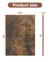 Piskyet Dog Crate Topper Wood for 48 42 36 30 24 inch Dog Cage, Dog Crate Cover,Dog Kennel Topper, 30" Rustic Brown(Crate Not Include) Piskyet