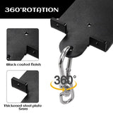 Punching Bag Hanger Heavy Duty Beam Mount for Heavy Bag 360° Rotation Ceiling Mount Bracket Wood Beam Hook with Spring Ideal for Boxing Muay Thai Aerial Yoga and Home Gym Training Yoiilifee