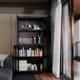 AFAIF Metal Storage Cabinets with Locking Doors,71" Tall Garage Storage Cabinet with 3 Adjustable Shelves, Lockable Steel Office Storage Cabinet Tool Cabinet for Home Office,Garage, Pantry AFAIF