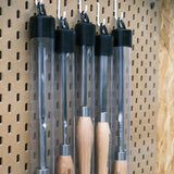 BMWOOD Cryo M2 HSS Diamond Parting Tool 3/16" with 12-1/2" Beech Handle for Woodturning Chisels BMWOOD