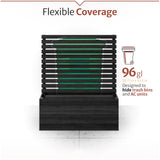 4 ft H x 3.5 ft W x 1.2 ft L Enclo Wood Privacy Screen with Planter Box, Raised Garden Bed with Trellis for Climbing Plants Outdoor, Privacy Planter for Patio, Balcony or Deck, Tacoma Charcoal EC18048 Enclo Privacy Screens