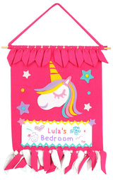 C.S. Kids Easy-to-Knot Unicorn Themed 3 in 1 DIY Kit | Fun DIY Arts and Craft Gifts Make Your Own for Kids | Educational Guides to Create Knotted Tote Bag, Pillow and Banner C.S.KIDS