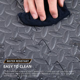 24 Pack, 96 SQFT - 24" x 24" - 1/2" Extra Thick Floor Exercise Mat for Home Gym or Floor Padding - High-Density EVA Interlocking Foam Floor Tiles for Gym Equipment, Play Area | Yoga, Cardio, Weights Our Modern Space