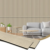 SDLDEER 10 Pack Acoustic Panels, 48"X 12"X 0.4" Sound Proof Panels for Walls, Self-Adhesive Acoustical Wall Panels, Sound Proofing Panels Acoustic Treatment for Home Office Decoration SDLDEER