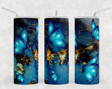 Butterfly Tumbler Sublimation Prints-Ready To Press Prints Bundle Generic