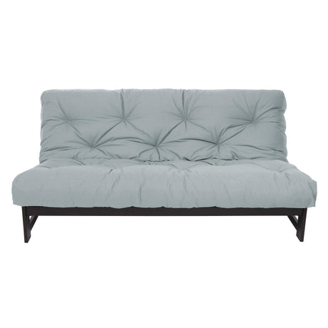Trupedic x Mozaic - 8 inch Full Size Standard Futon Mattress (Frame Not Included) | Basic Silver | Great for Kid's Rooms or Guest Areas - Many Color Options Trupedic
