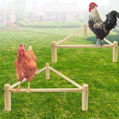 Chicken Toys, Chicken Coop Accessories, Chicken Perch, Strong Roosting Bar for Coop & Brooder, Chicken Perches Roosting, Training Perch for Large Bird, Parrots, Macaw, Chicken Wood Stand for  - WoodArtSupply