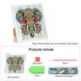Tontut Elephant Diamond Art Painting Kits, 5D Special Shape Beginner Crystal Diamond Art Painting for Home Wall Decor Gifts 12×12 inch Tontut