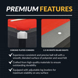 Hathaway Park Avenue 7 Ft Multi Game Pool Table Combo with Dining Top and Ping Pong – Includes Set of Benches for Home Storage and Accessories – Red & Black Finish Hathaway