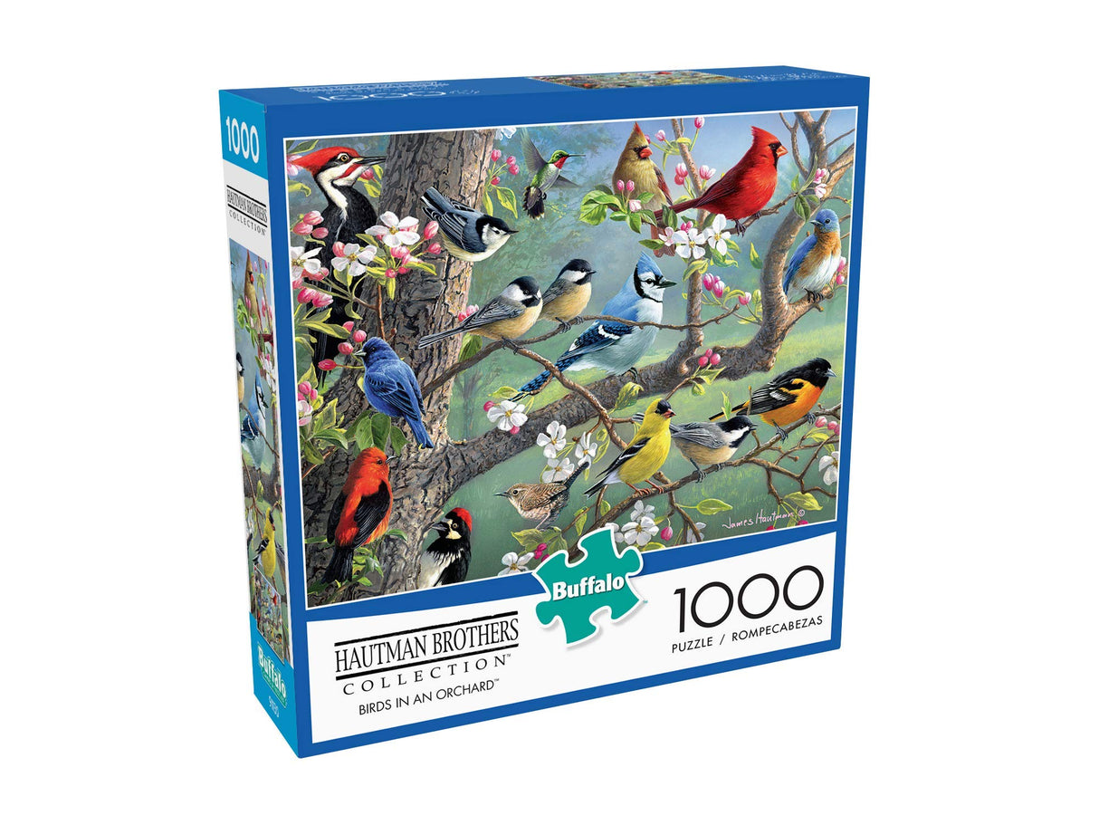 Buffalo Games - Hautman Brothers - Birds in an Orchard - 1000 Piece Jigsaw Puzzle Buffalo Games