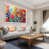 JOOZ Diamond Painting Kits for Adults - DIY 5D Large Diamond Art Kits for Adults Flowers, Full Drill Diamond Art Flowers Kit, Gem Art Kits for Home Wall Decor (27.5 X 15.7 Inch) JOOZ