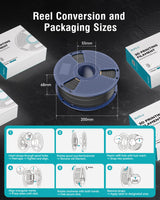 SUNLU ABS Filament 1.75mm 3D Printer Filament, Highly Resistant Durable, Heat Resistance, Excellent Toughness, Compatible with 99% FDM 3D Printers, 1kg Spool (2.2lbs), Black SUNLU