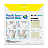 Neon Party 12 Sheets Puzzle Saver Up to 1000 Piece Puzzles for Adults and Kids NEON PARTY