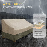 COSFLY Patio Furniture Covers Waterproof, Outdoor 3-Seater Sofa Cover Heavy Duty Fits up to 79W x 38D x 35H inches COSFLY
