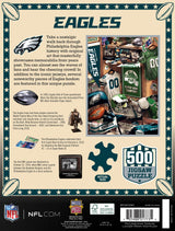 MasterPieces Game Day 500 Piece Jigsaw Puzzle for Adults - NFL Philadelphia Eagles Locker Room - 15"x21" Masterpieces