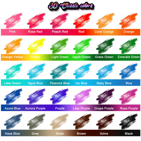 Airbrush Paint Set, 45 Brilliant Colors Air Brush Painting Set with 3 Paint Thinners, Water-Based Acrylic Air Brush Paint for Plastic Models, Metal, Canvas, Wood - 48 Bottles x 0.7 fl oz(20 ml) Muloen