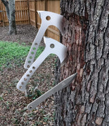 WICING Throwing Axes- 6 Pack, 10.2" Tomahawk Axe, Full Tang with Sheath Stainless Steel Throwing Hatchet, Great for Recreation and Competition WICING