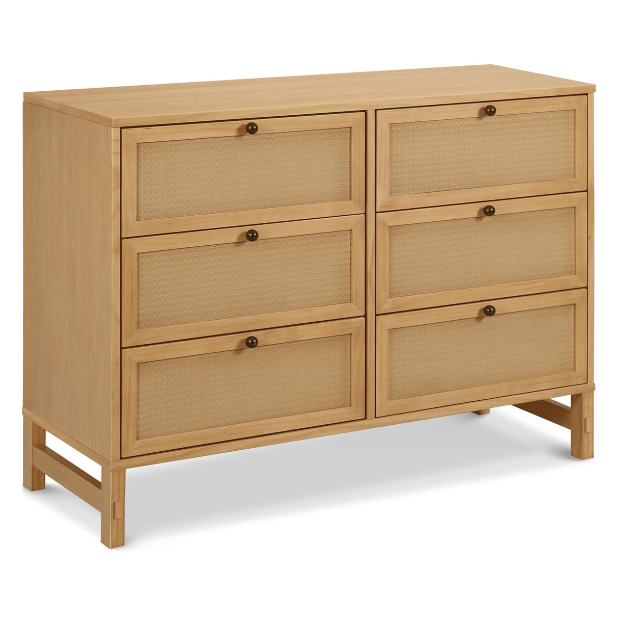 Davinci Margot 6-Drawer Dresser in Honey, GREENGUARD Gold Certified DaVinci