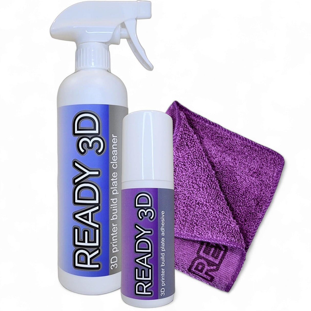 Ready 3D Printer Build Plate Adhesive and Build Plate Cleaner - Excellent Hold, Easy Release, Non-Toxic and Odorless ACMAXPRO