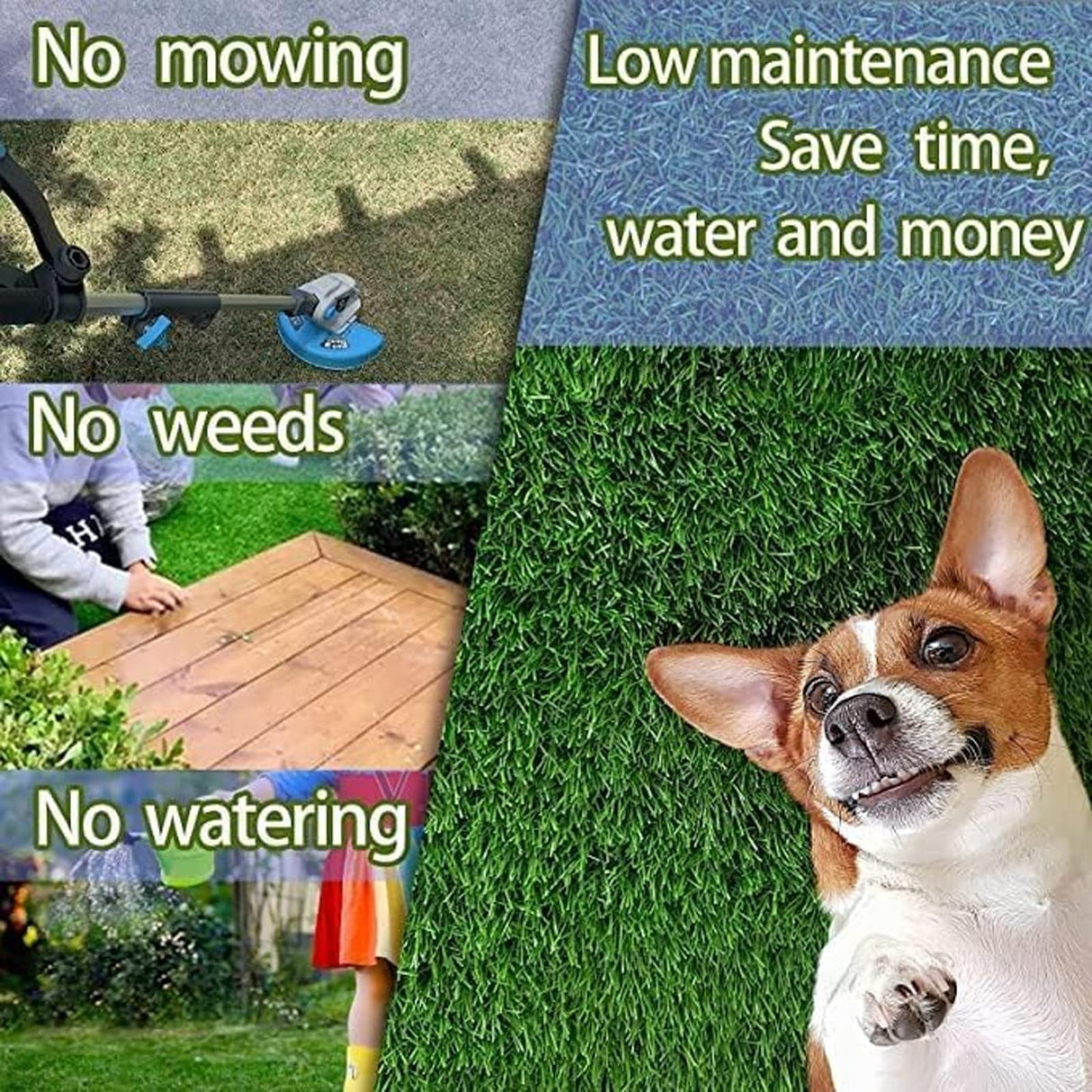 SSRIVER Dog Grass Pad,51.1x31.8In Fake Grass for Dogs,Artificial Grass Pee Pad for Puppies Potty Training Indoor Outdoor SSRIVER