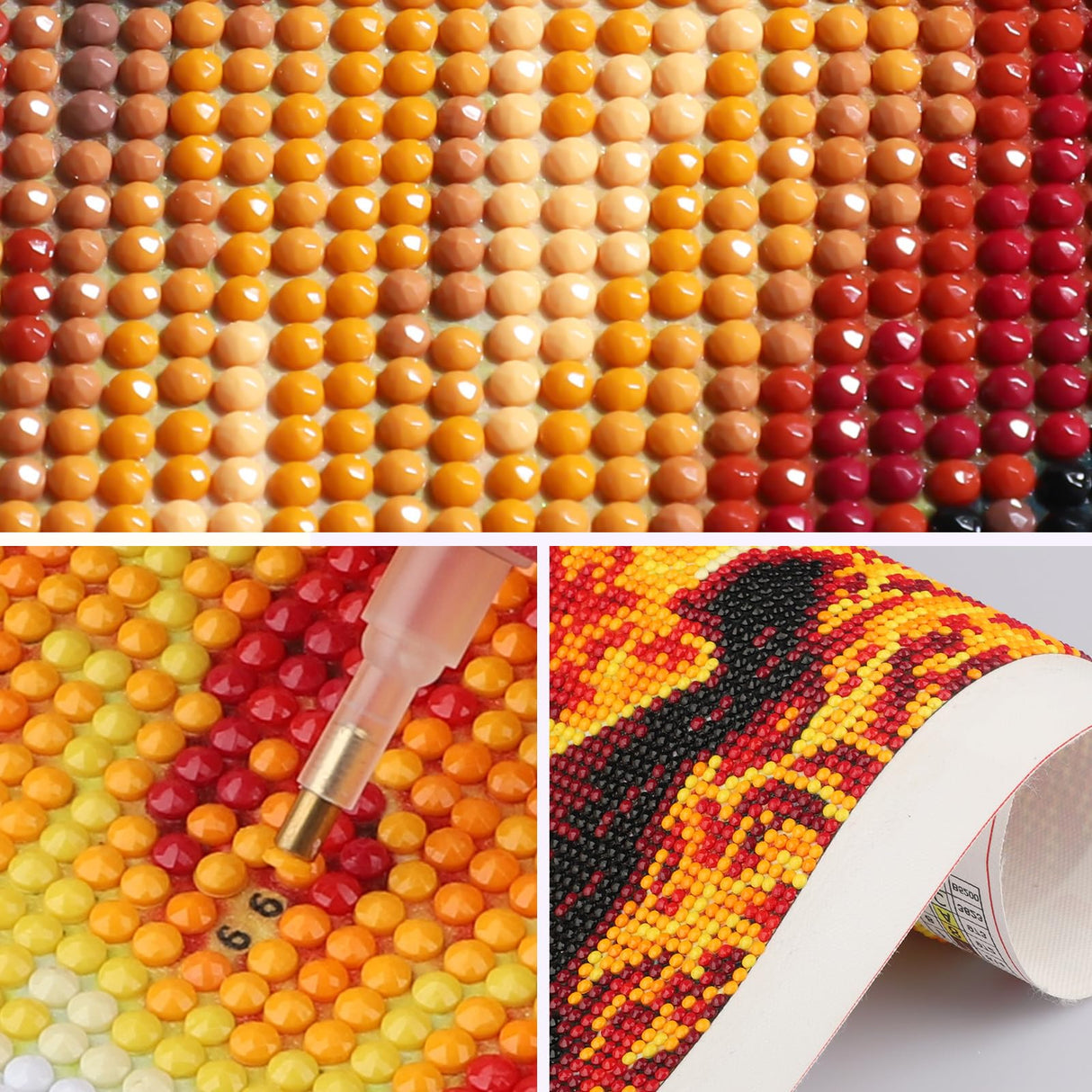 SENQAO Lion Diamond Painting Kits, Beast 5D Diamond Art Kits, Gem Art Painting with Diamonds Dots, Arts and Crafts for Beginners Adult Kids Wall Decor 12x16inch SENQAO