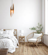STALACTITE Wood Pendant Light | Mid Century Modern Chandelier | Hanging Lamp | Wood Chandelier Lighting | Modern Light Fixture | Modern Pendant Light DEZAART